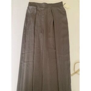 bar III Hazy‎ Taupe Wide Leg Pleated Full Length Pants XS